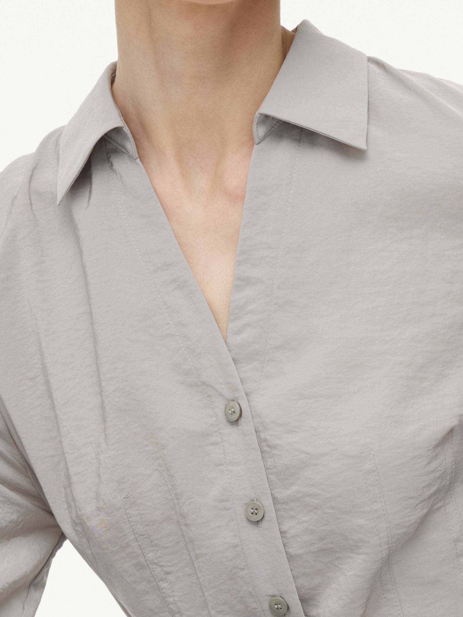 Triacetate Shirt Dress