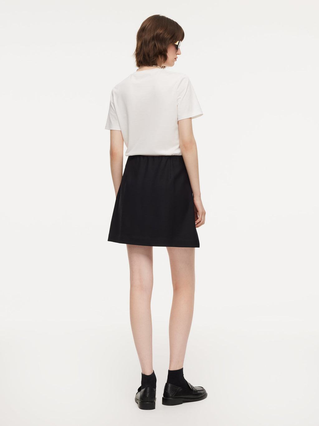 Worsted Wool A-Line Culotte