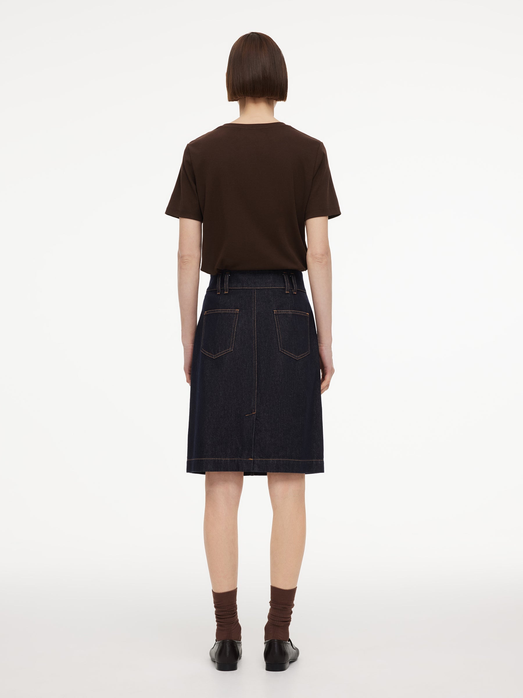 Double-Button A-Line Vintage