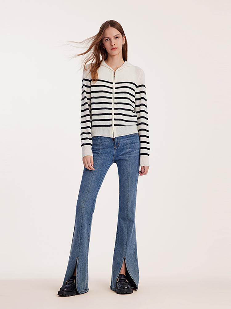 Fitted Zipper Cashmere