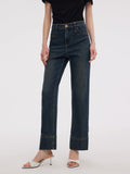 Ankle-Length Straight Denim