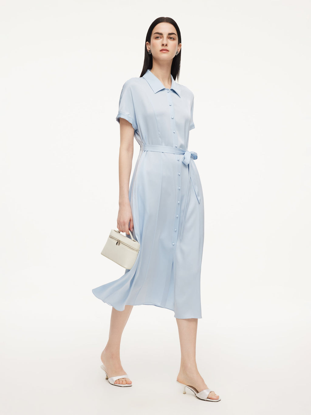Mulberry Silk Shirt Dress