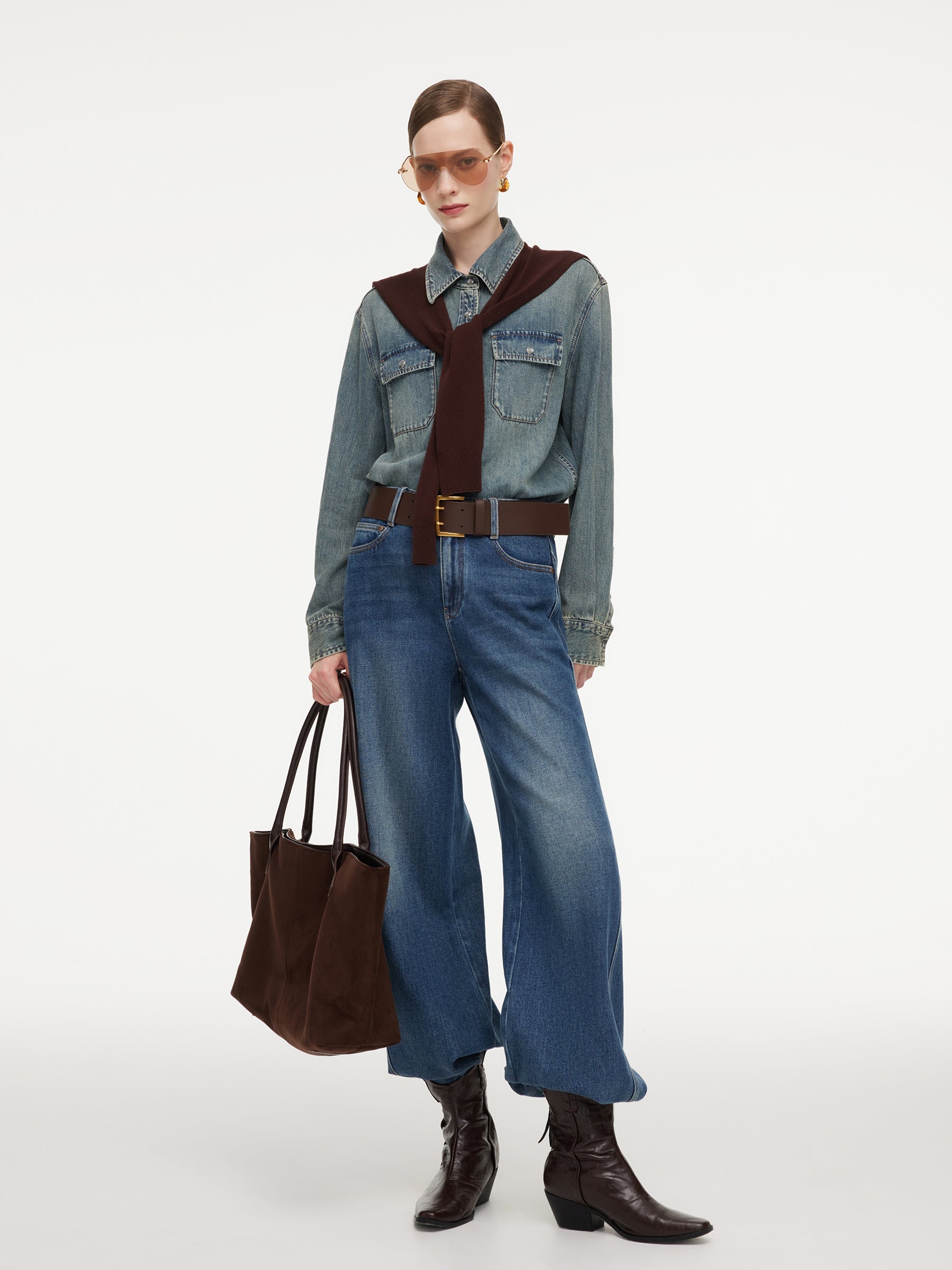 Tencel Cotton H-Line Shirt