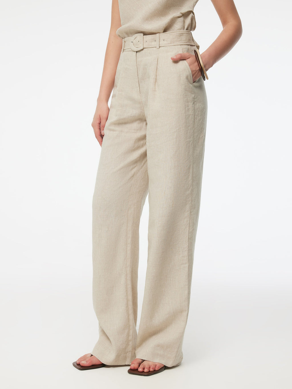 Linen H-Line Pants