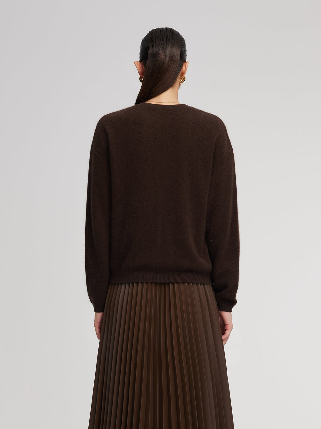Dropped Shoulder Cozy Winter Sweater