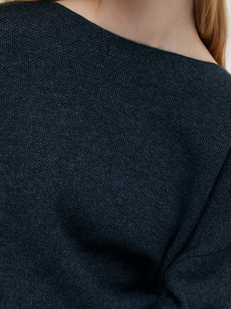 Cashmere Drop Shoulder Cardigan