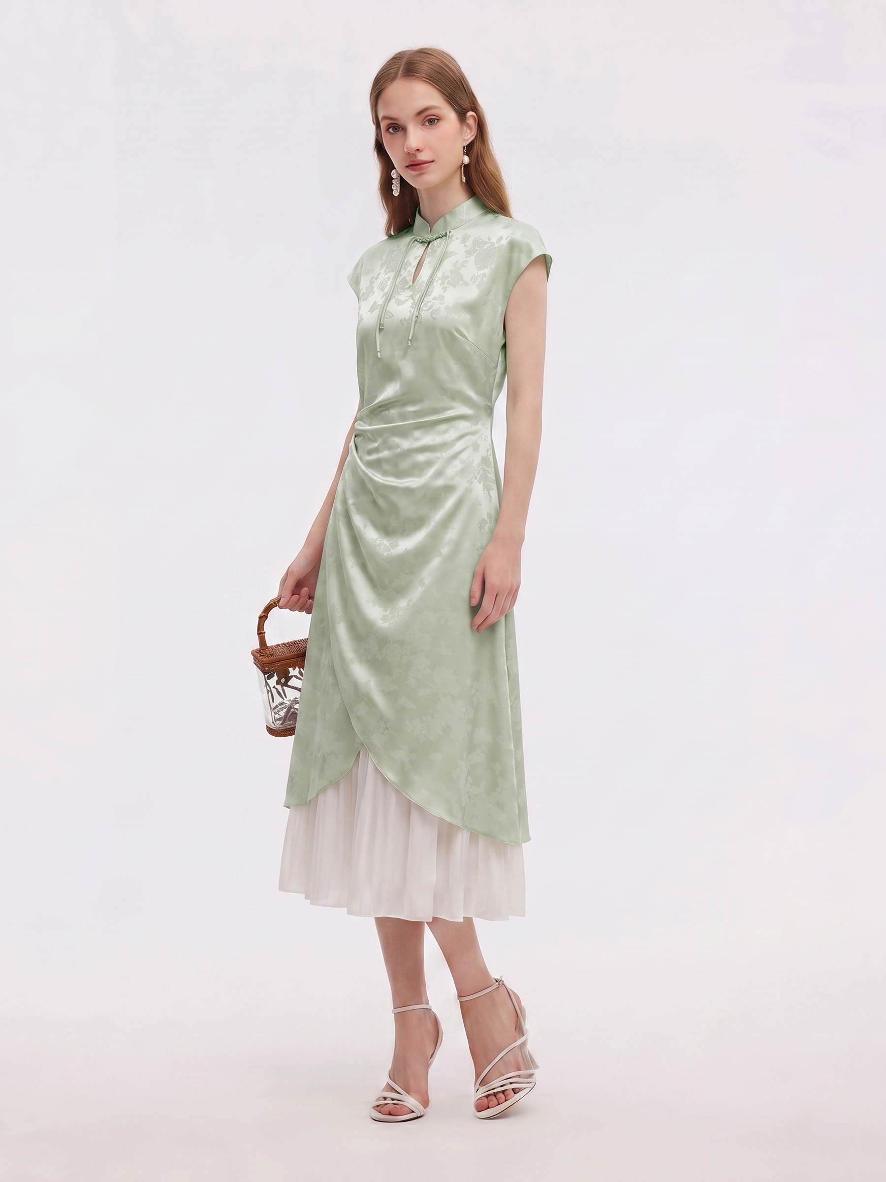 Jacquard Qipao Dress