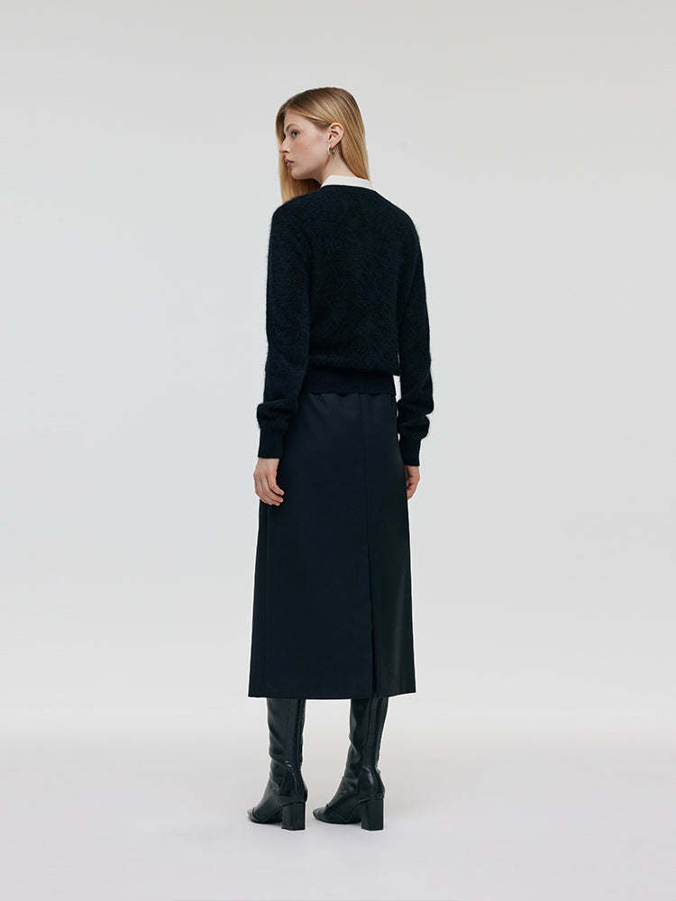 100% Cashmere Brushed Cardigan