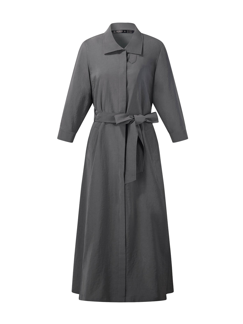 Triacetate Drape Trench
