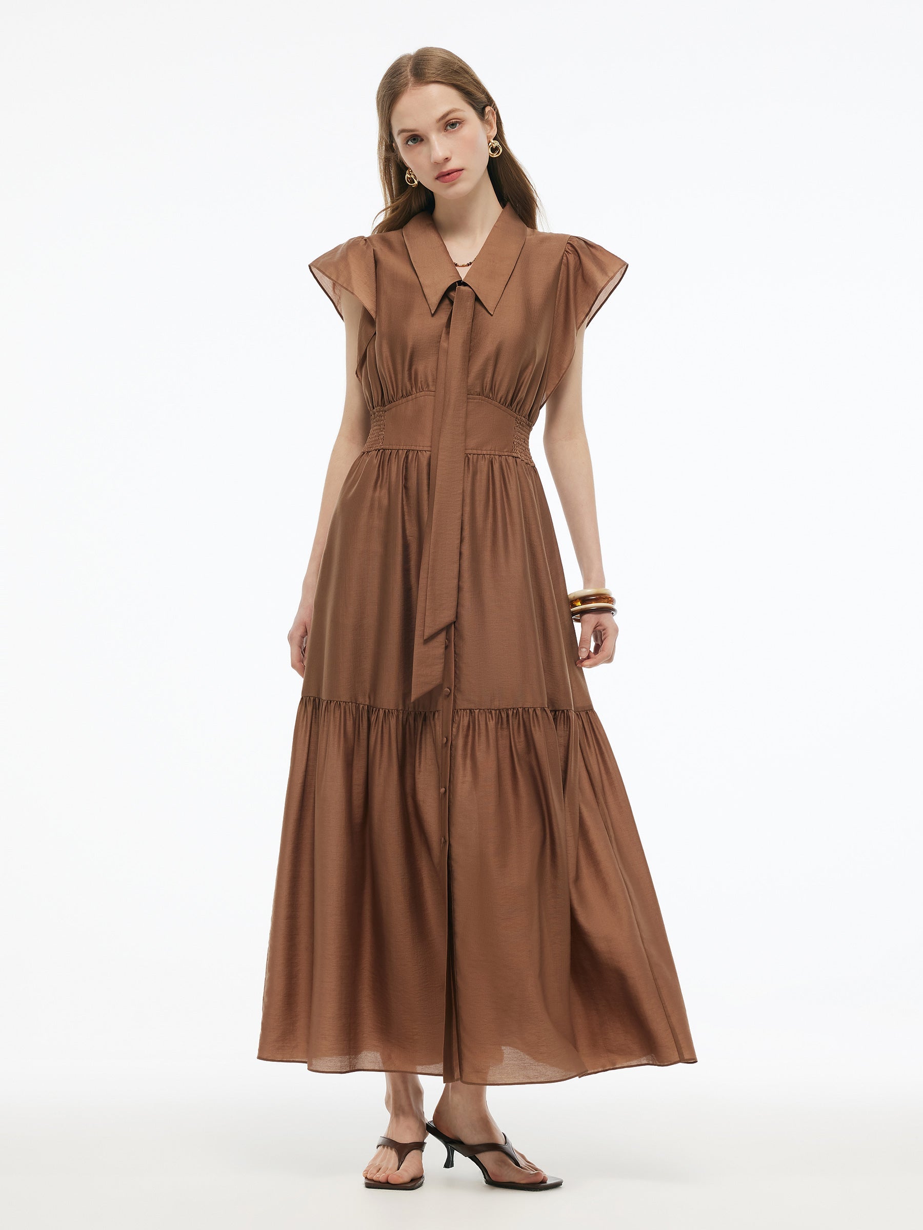 Ruffled Maxi Dress
