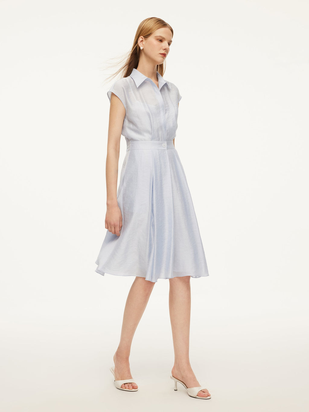 Tencel-Acetate-Linen Shirt Dress