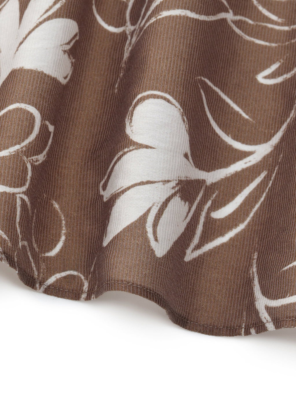 Wrinkle-Resistant Midi Drape Skirt