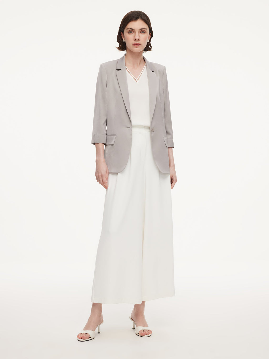 Mulberry Silk Stretch Blazer