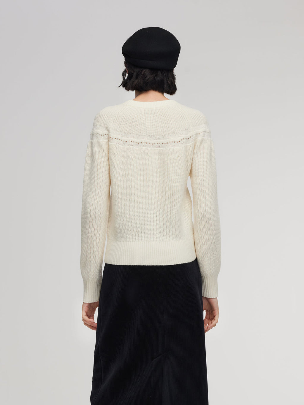 Wool Blend Embroidered Sweater
