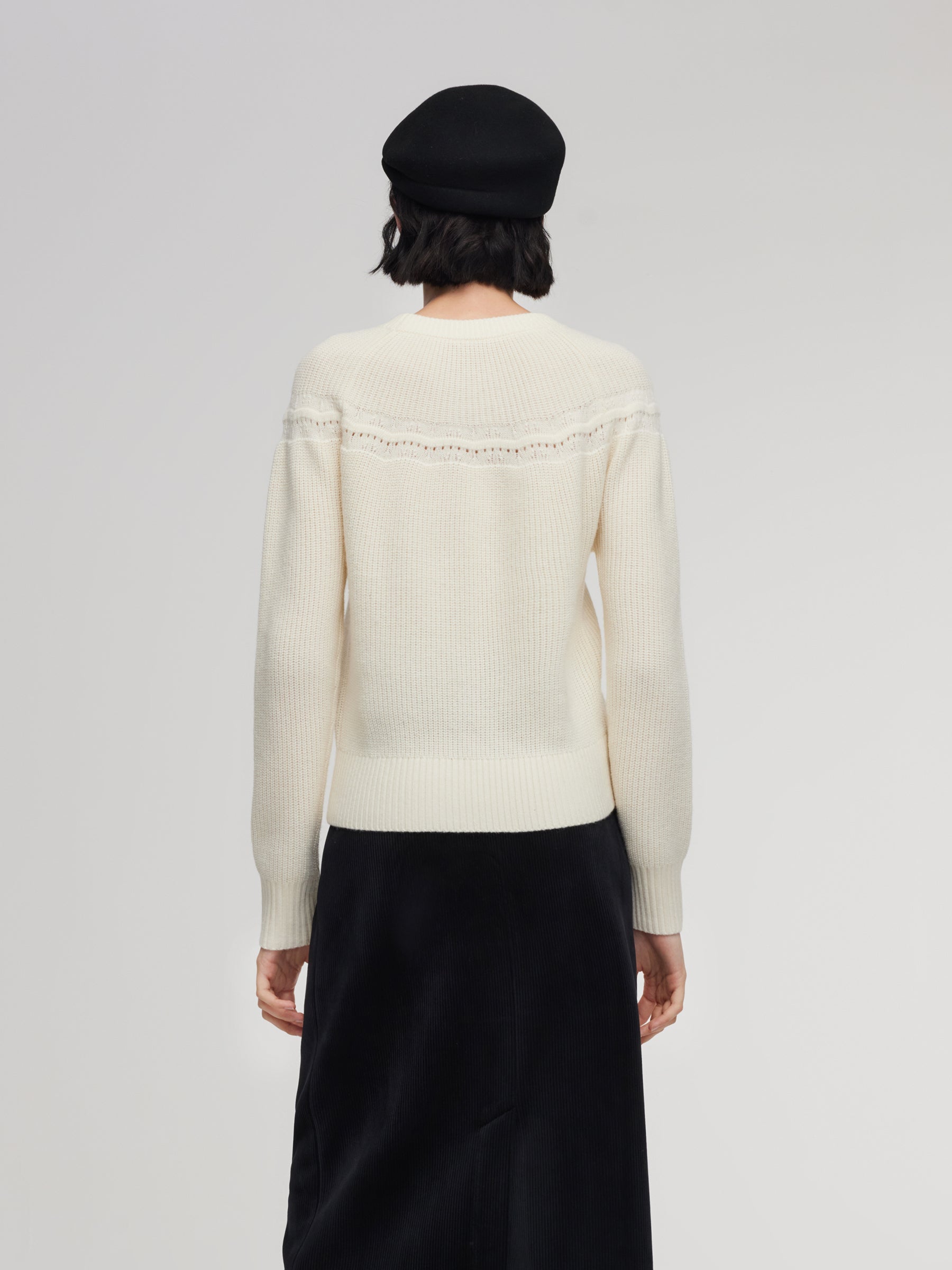 Wool Blend Embroidered Sweater