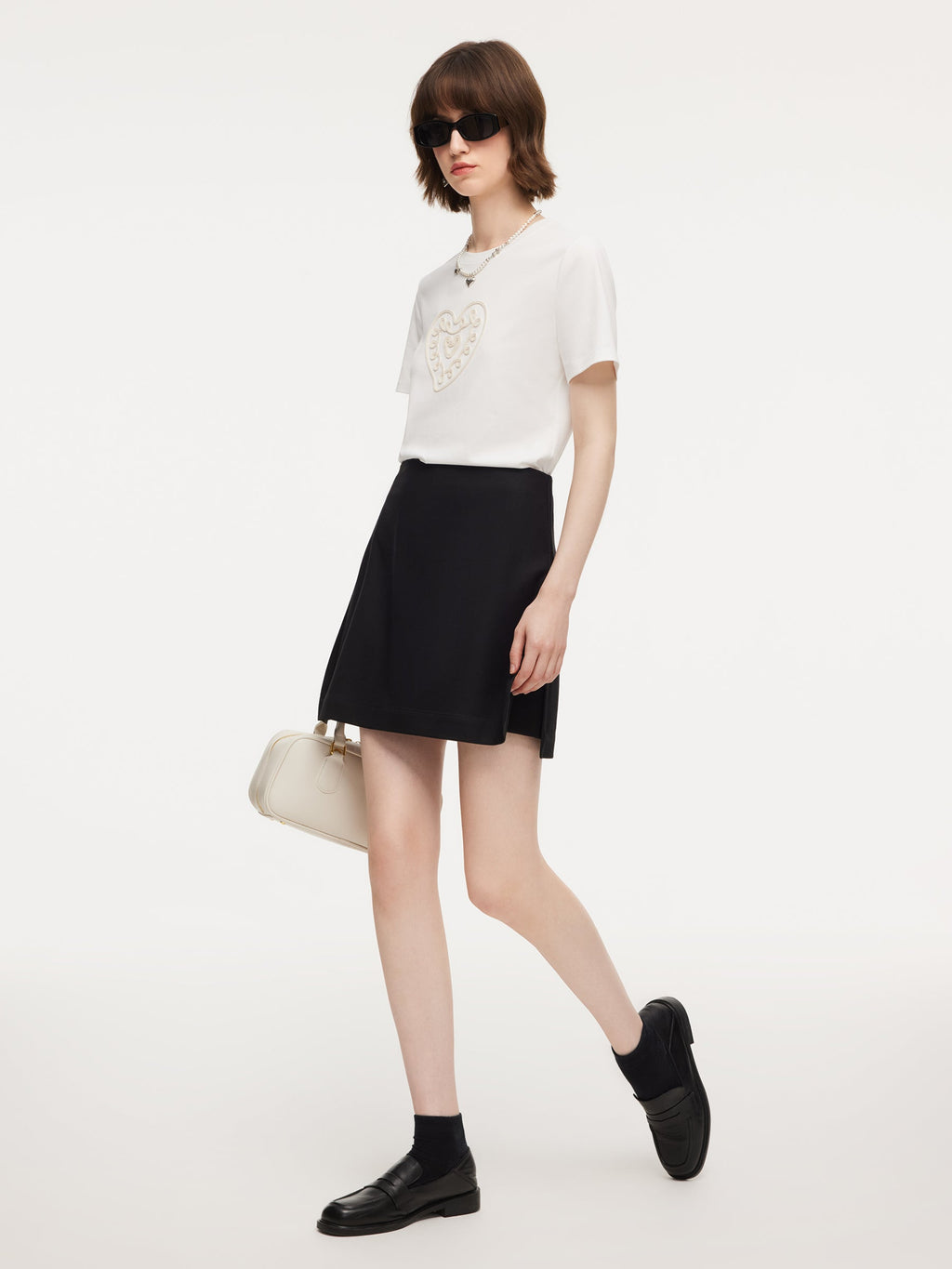 Worsted Wool A-Line Culotte