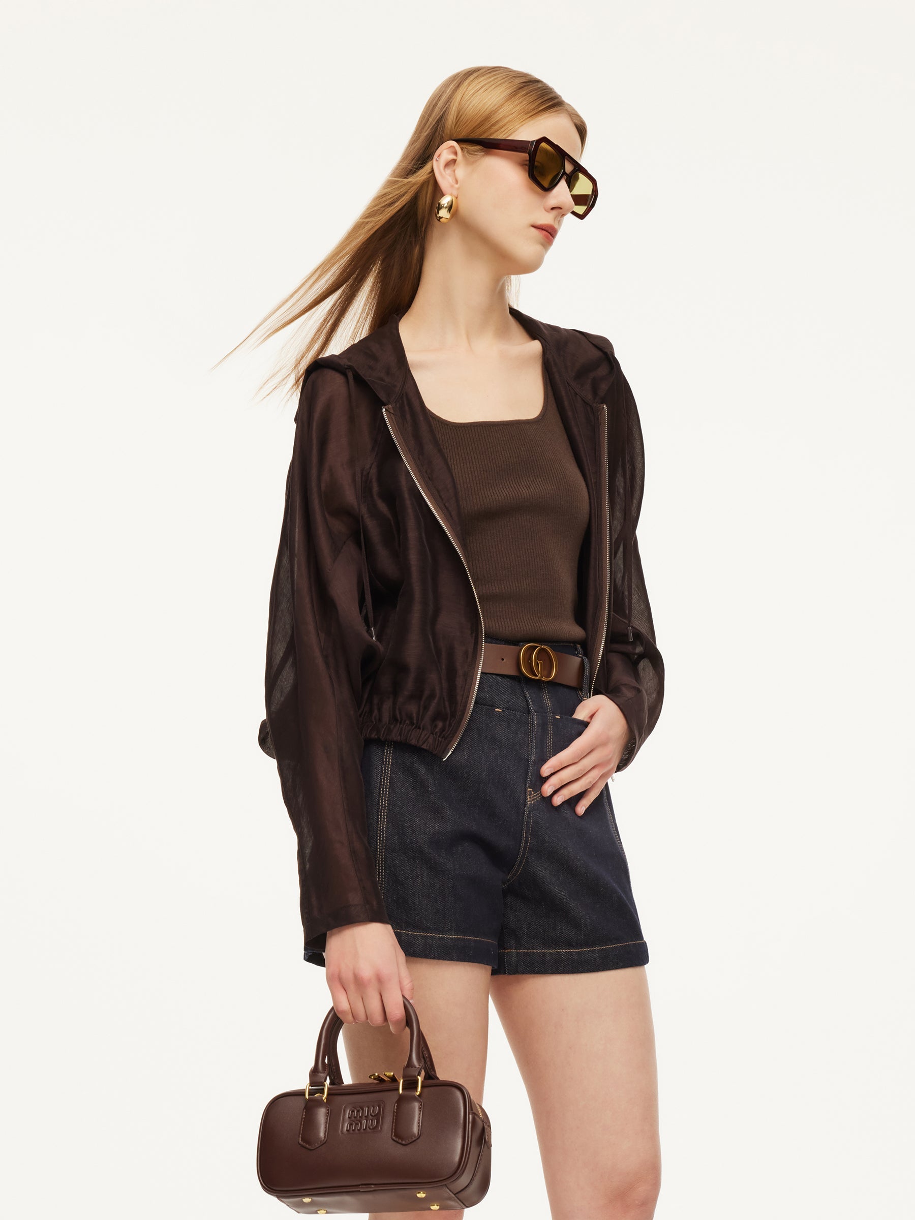 Tencel Linen Hooded Jacket