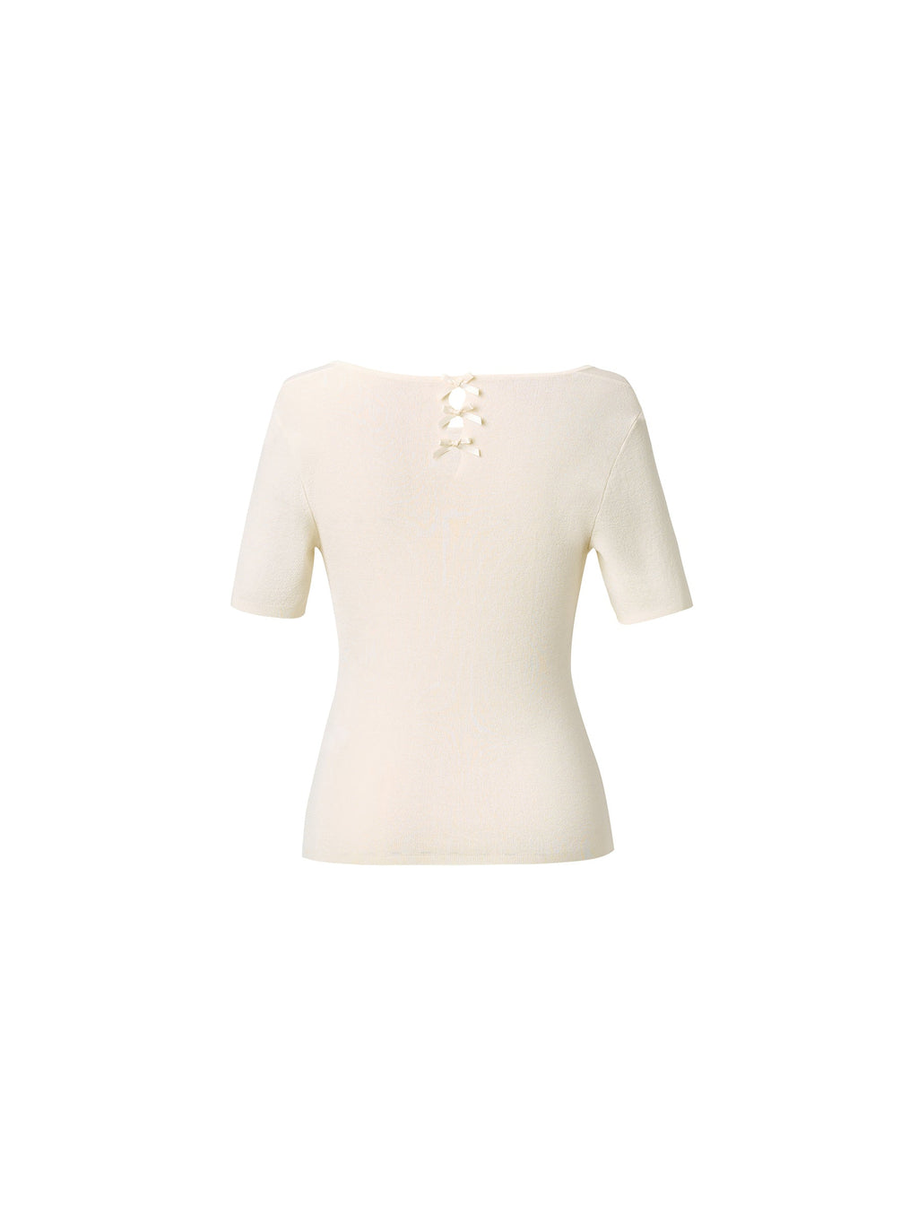 Satin Bow Coquette Knit