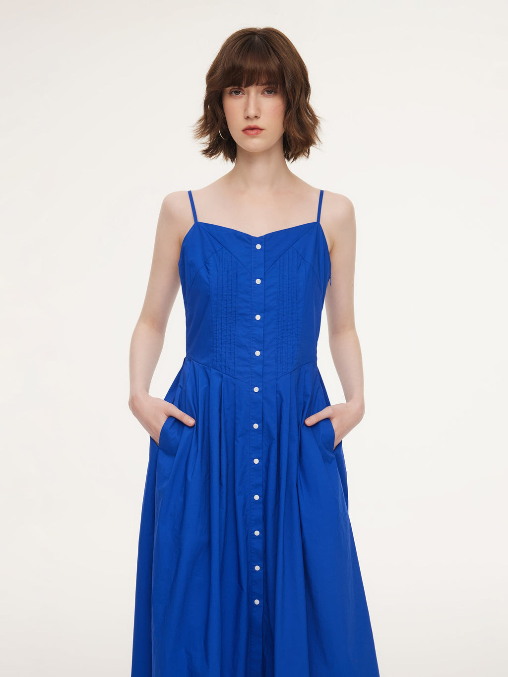 Side-Pocket Faux Placket