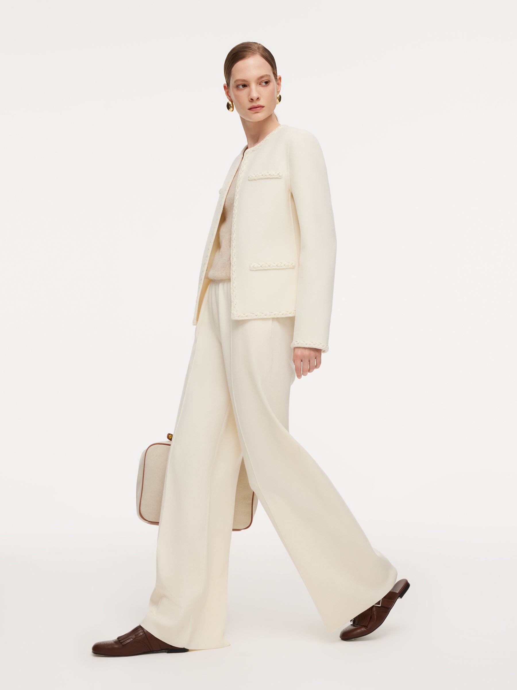 Double-Faced Cashmere Wool Jacket