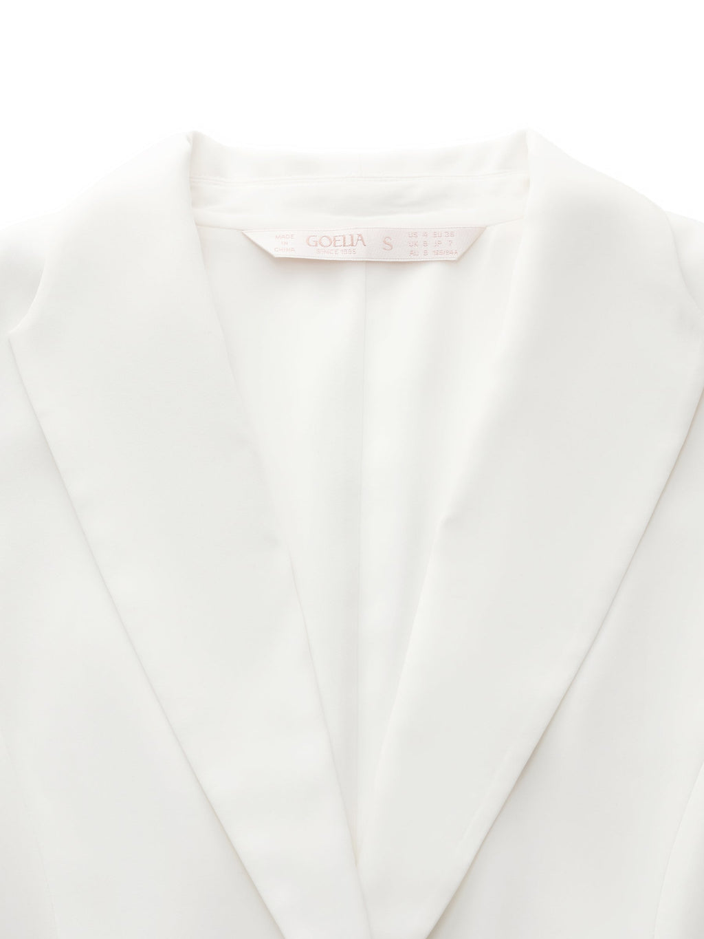 Triacetate Gathered Waist Blazer