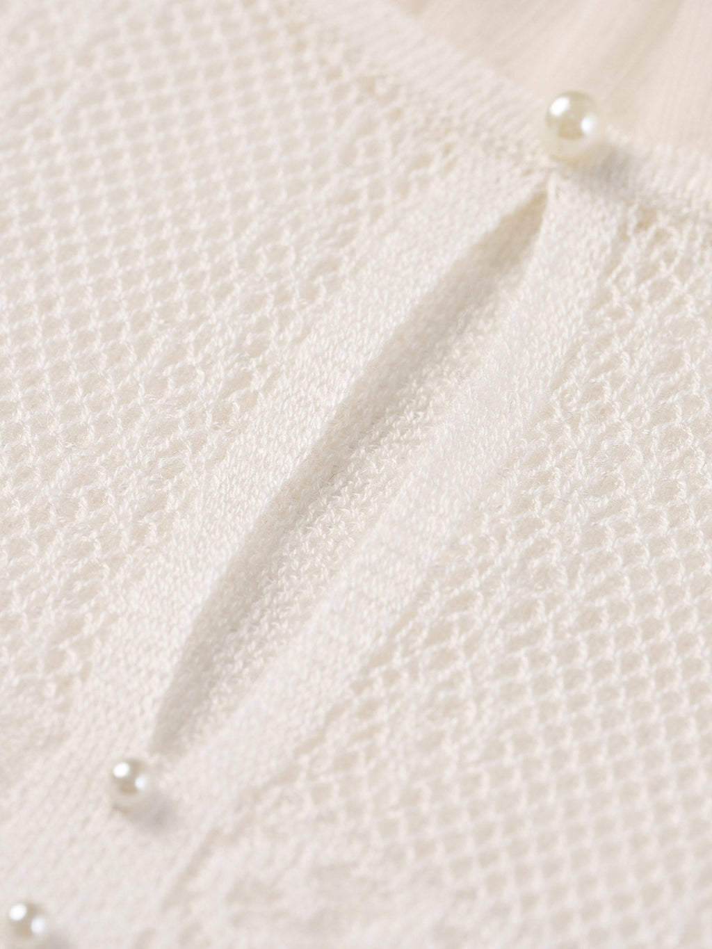 Jacquard Ruffle Knit Top