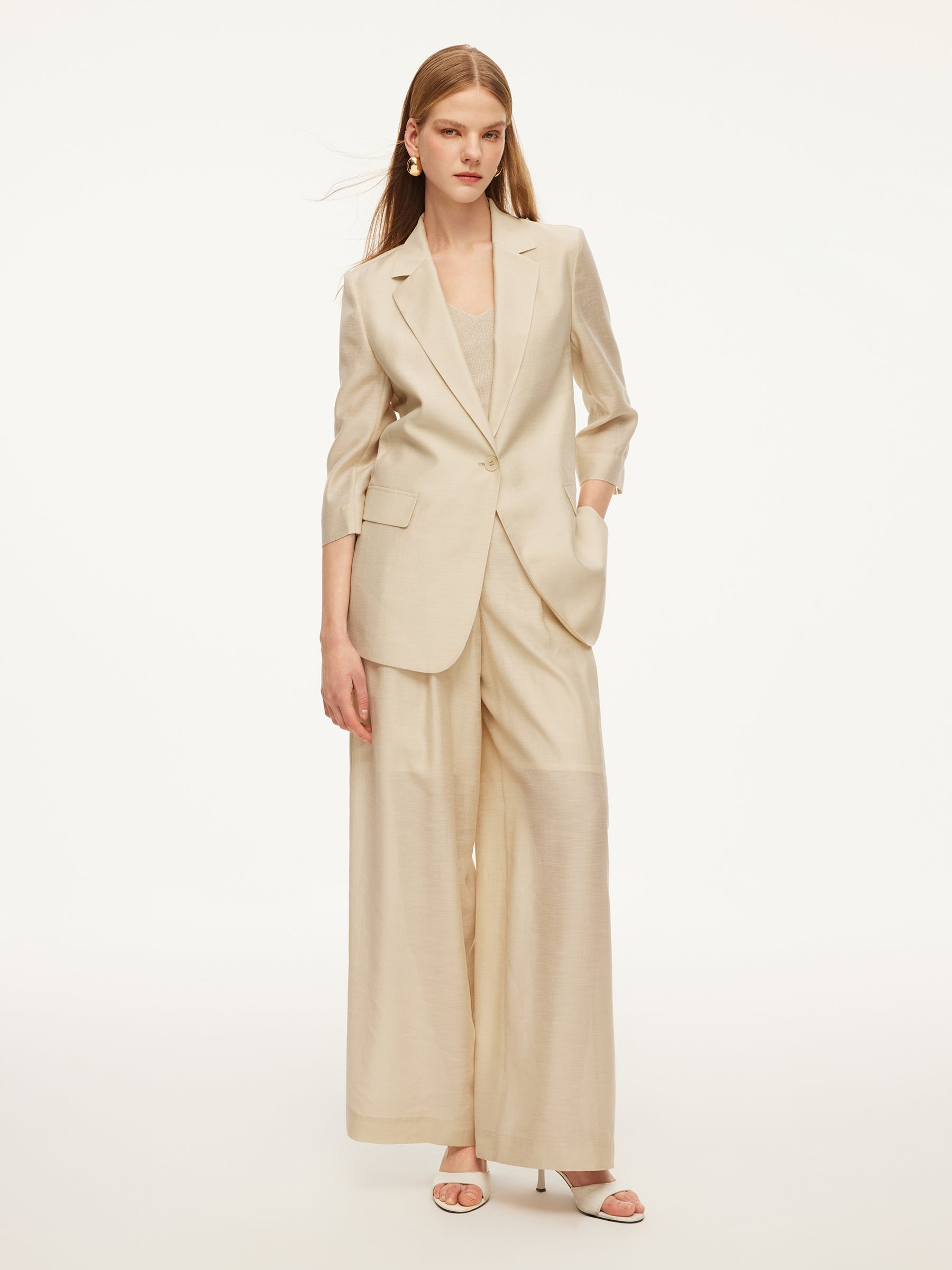 Fluid-Cool Office Straight Pants