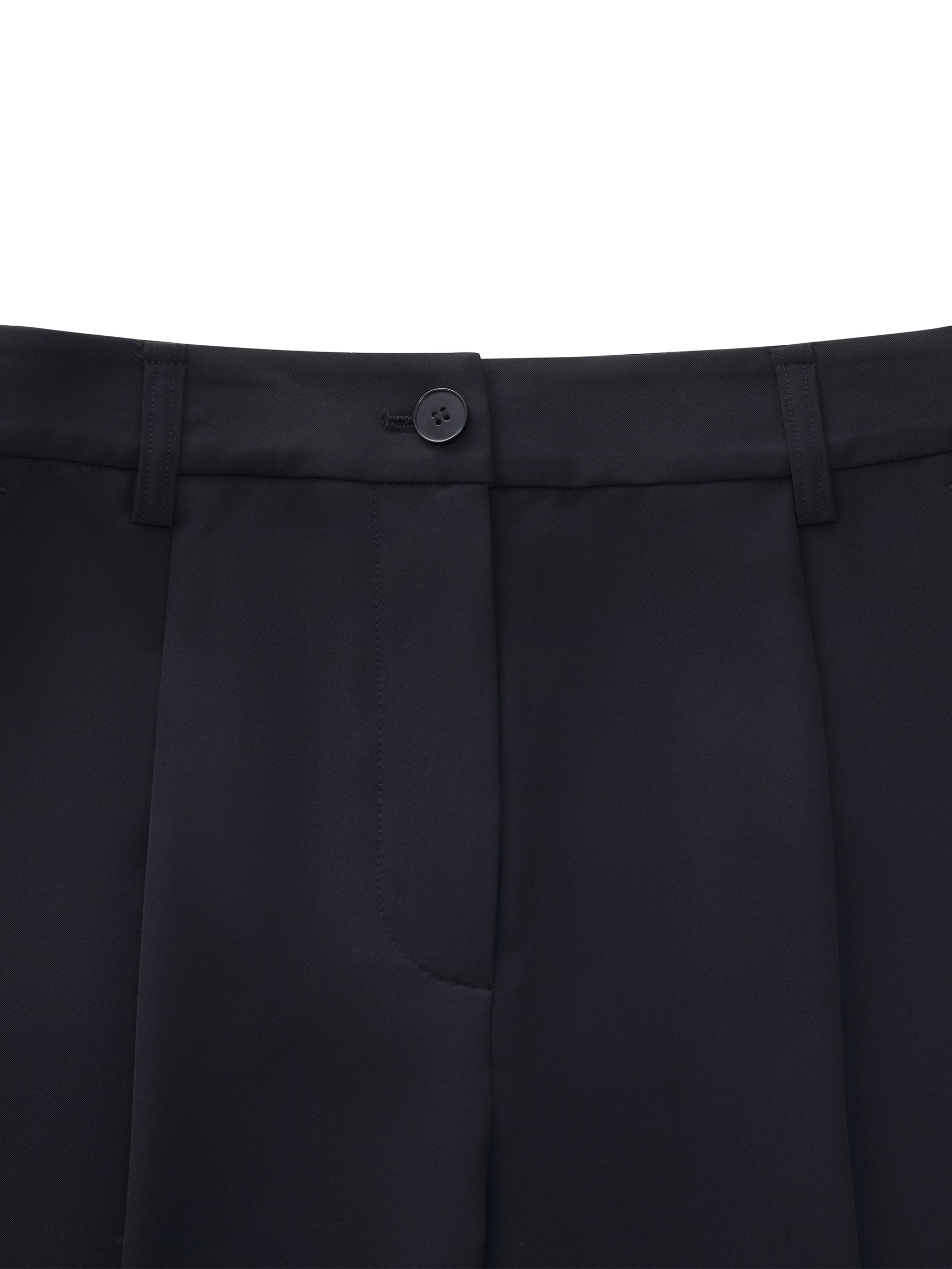 Wrinkle-Resistant High-Waist