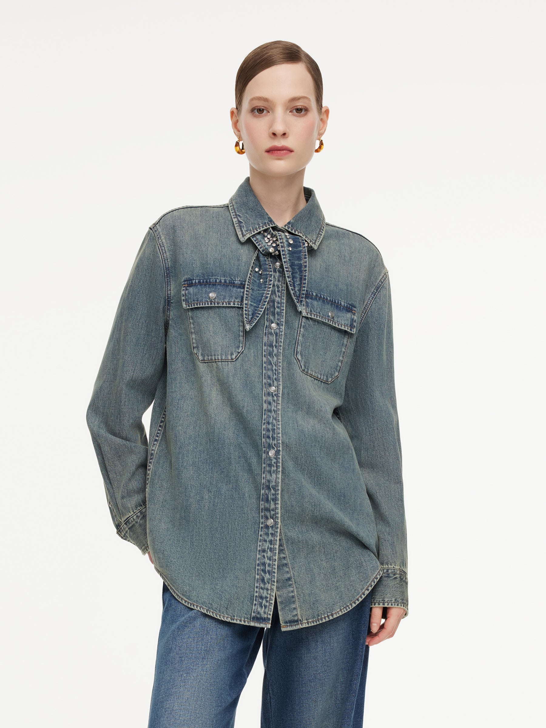 Tencel Cotton H-Line Shirt