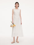 Ramie Lace A-Line Maxi Dress