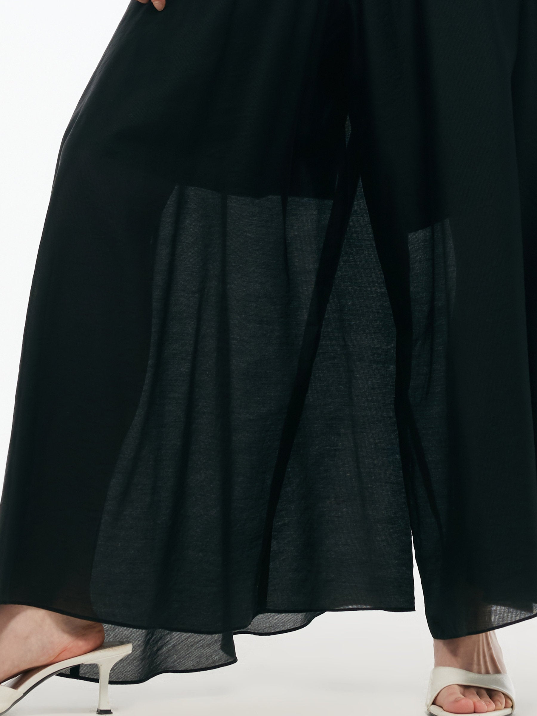 Tencel Wide-Leg Culottes
