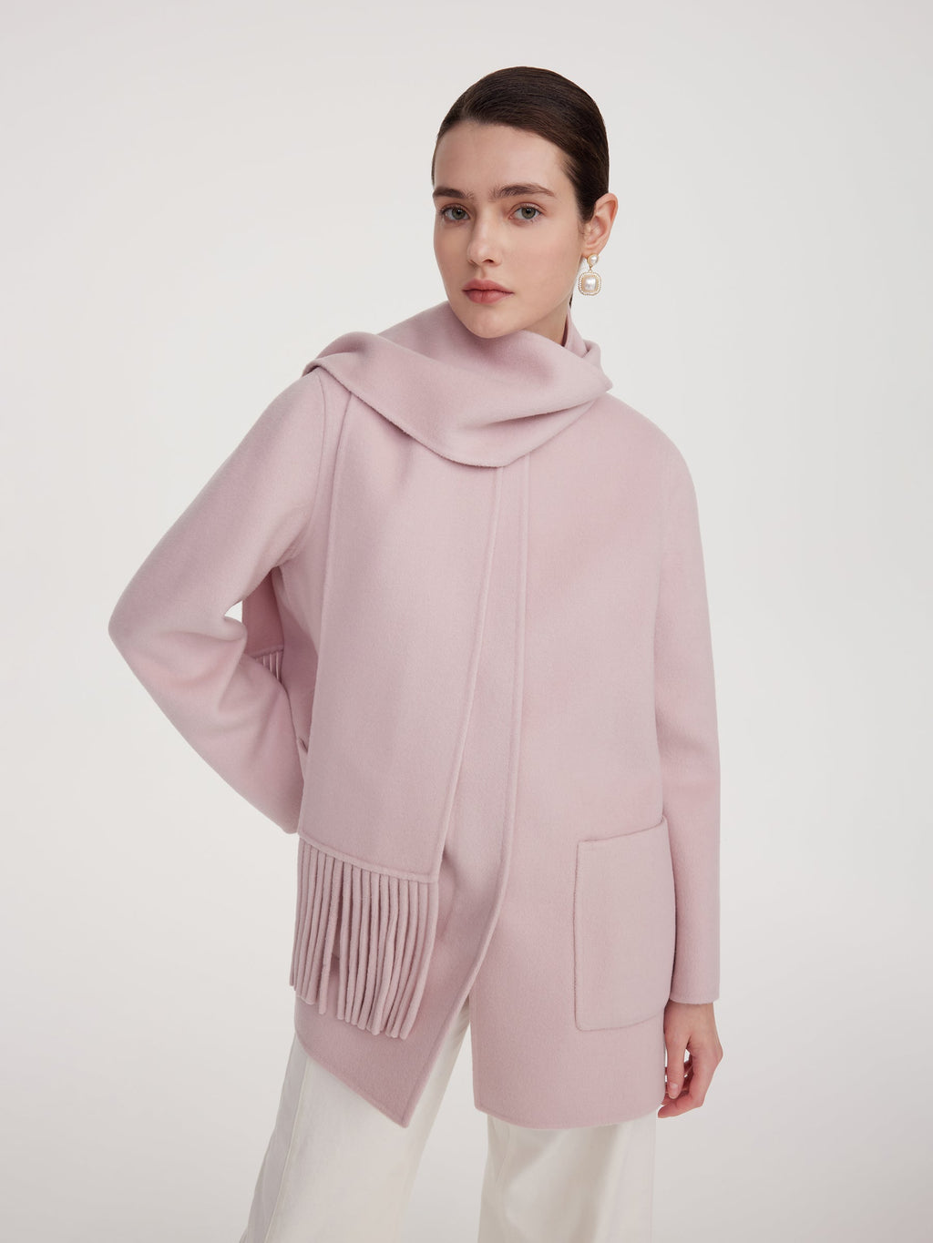 Tencel-Wool Double-Faced Coat