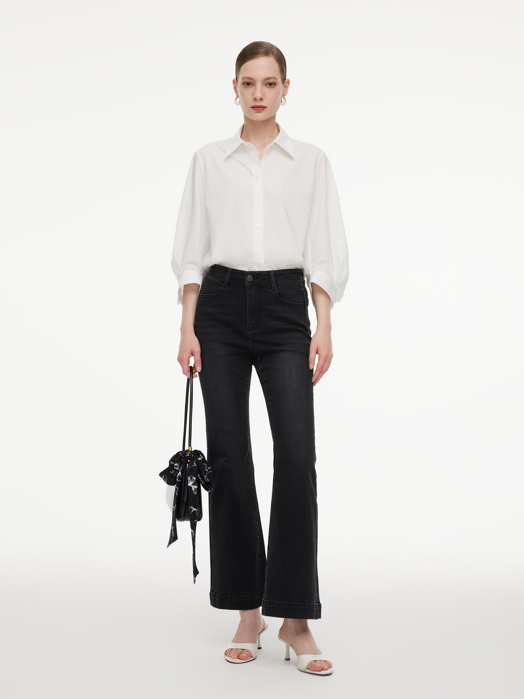 Cotton Puff Sleeve Shirt