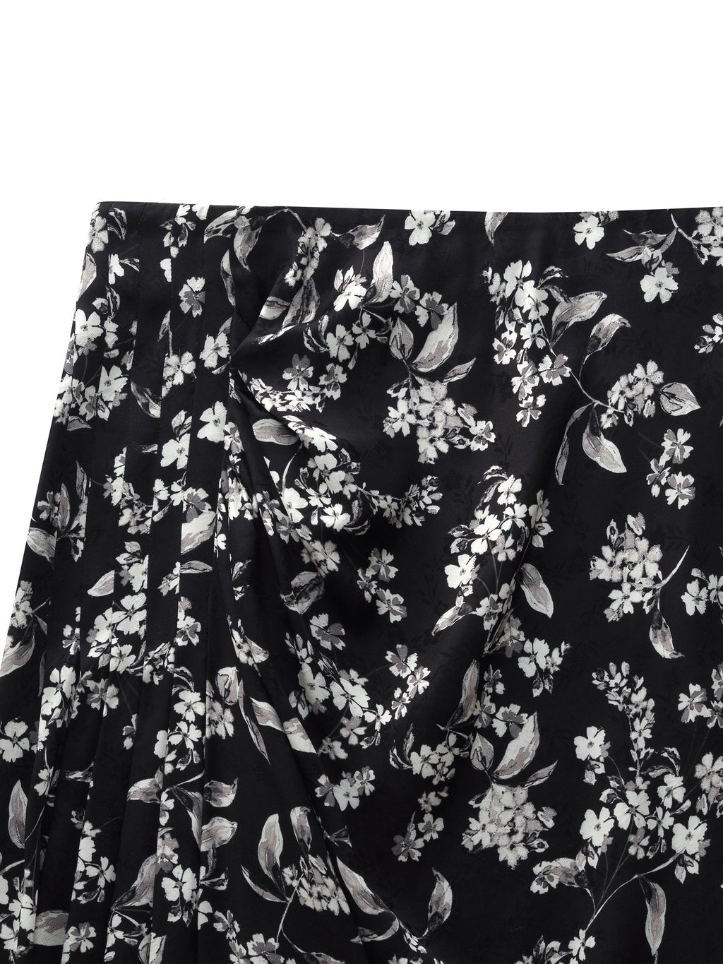 Twist-Front Slit Skirt