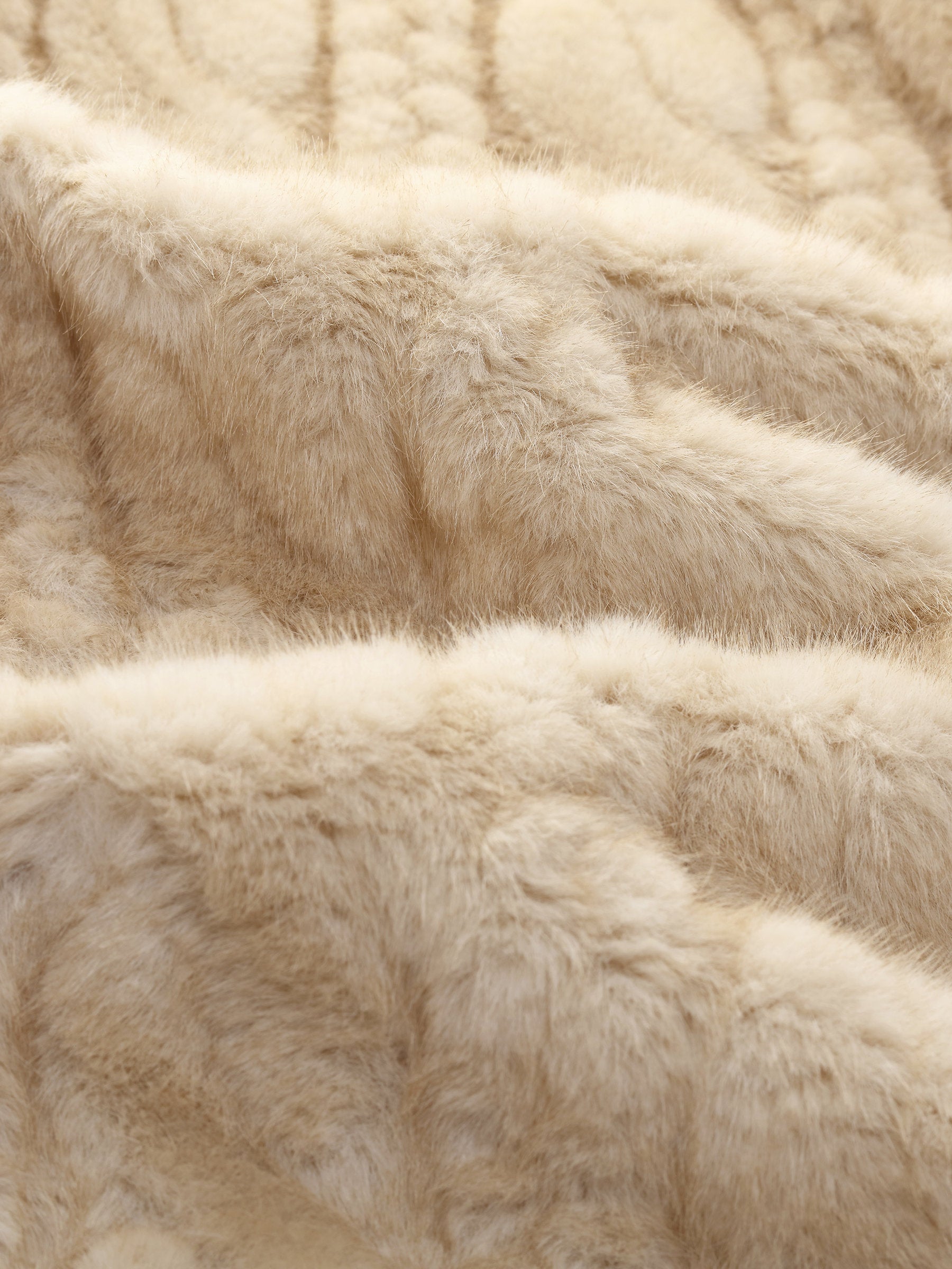 Eco-Fur Cropped Coat