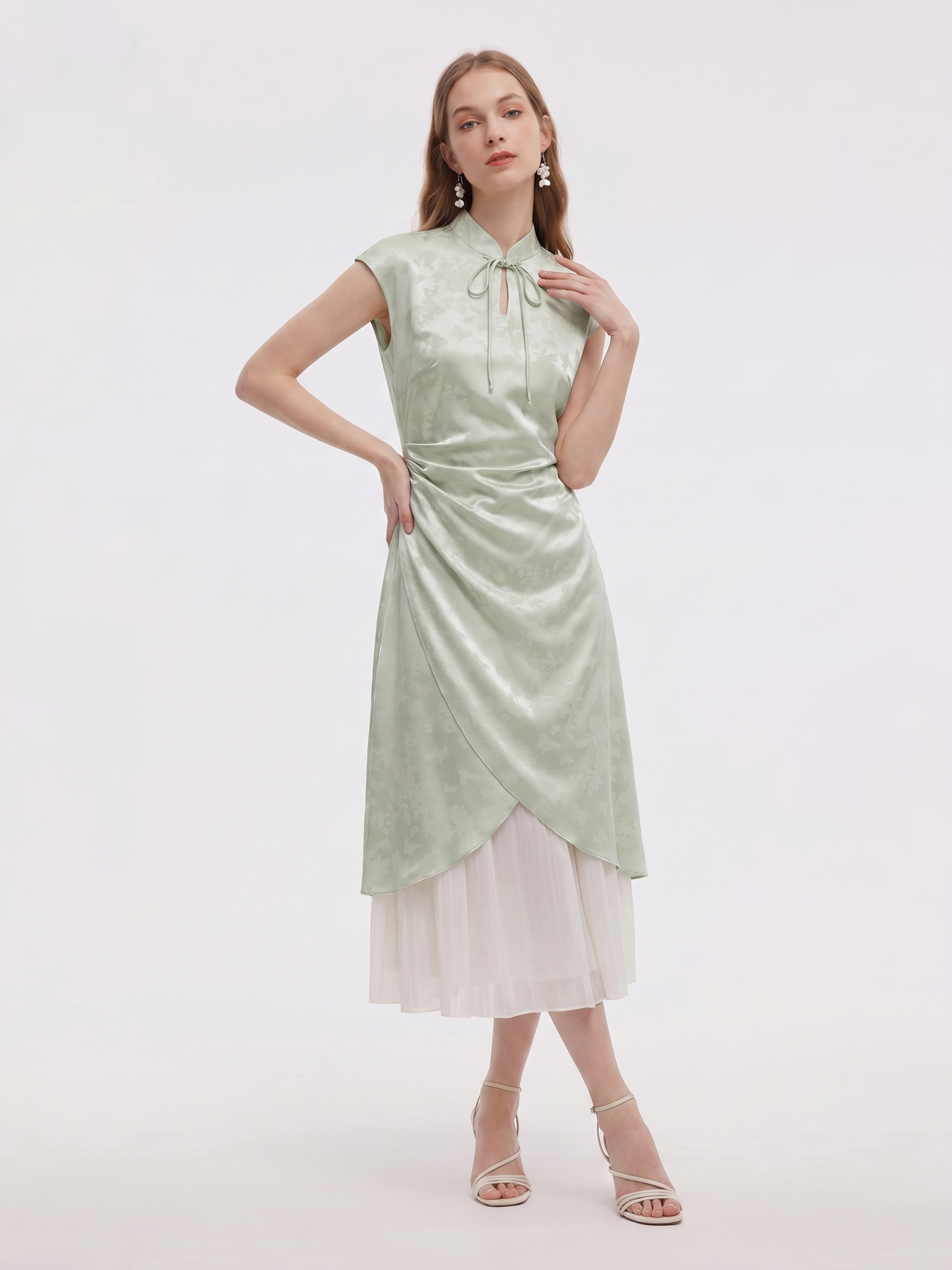 Jacquard Qipao Dress