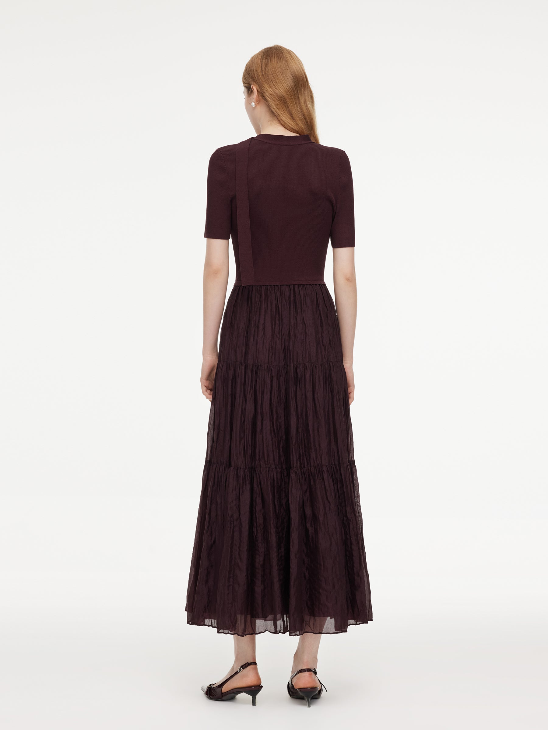 Tencel Tiered Maxi Dress