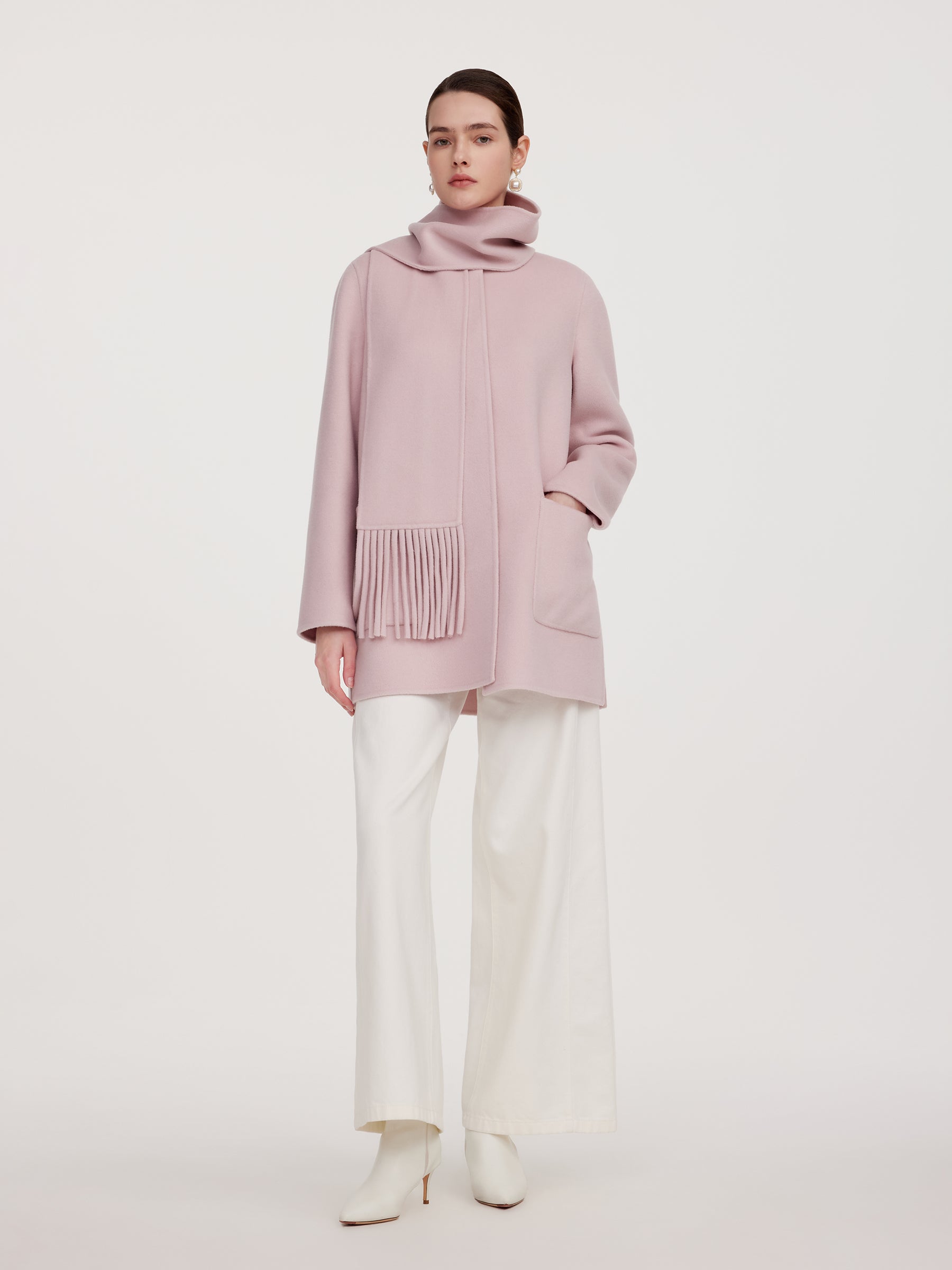 Tencel-Wool Double-Faced Coat