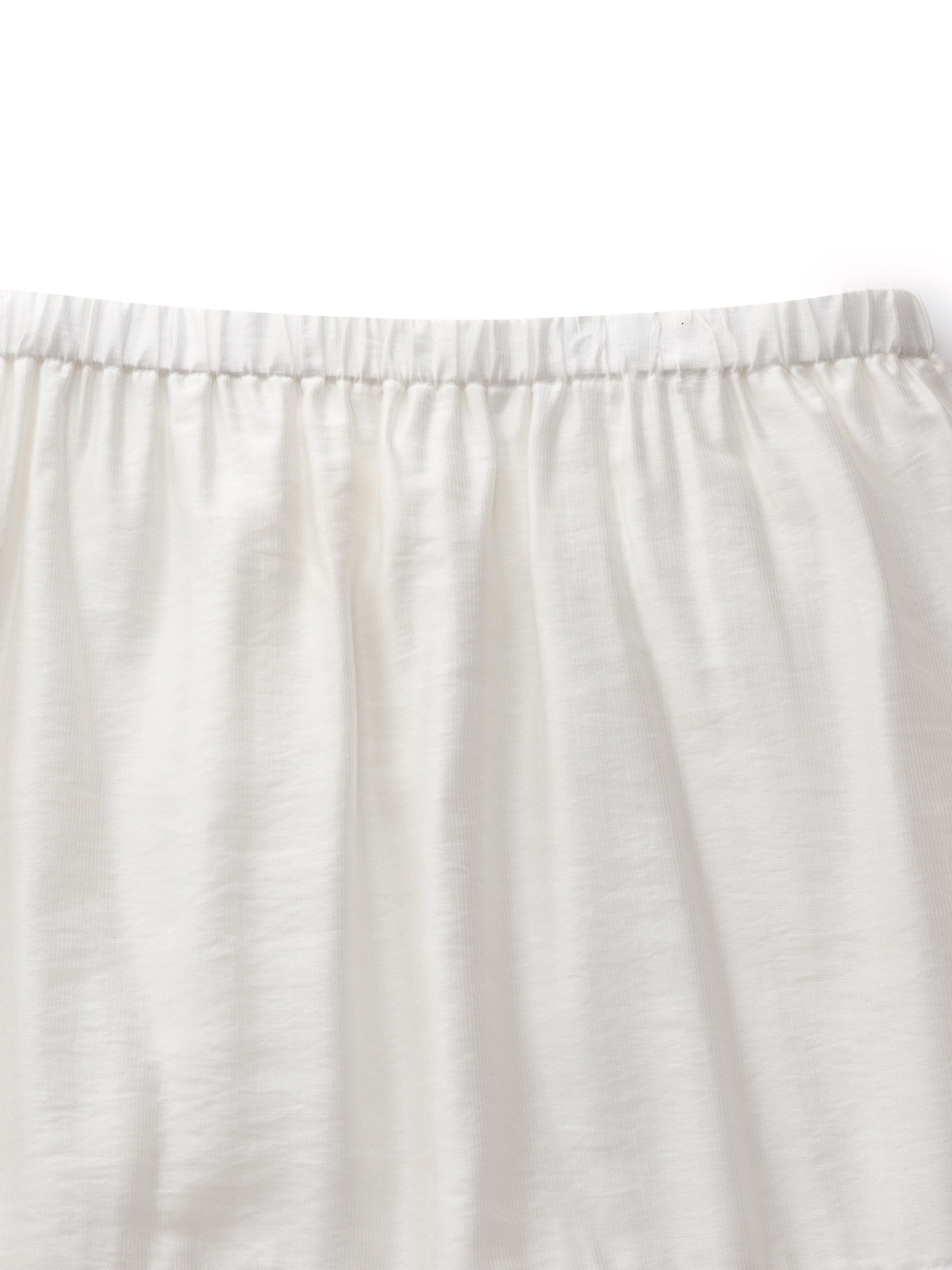 Elastic-Waist Flowing Skirt