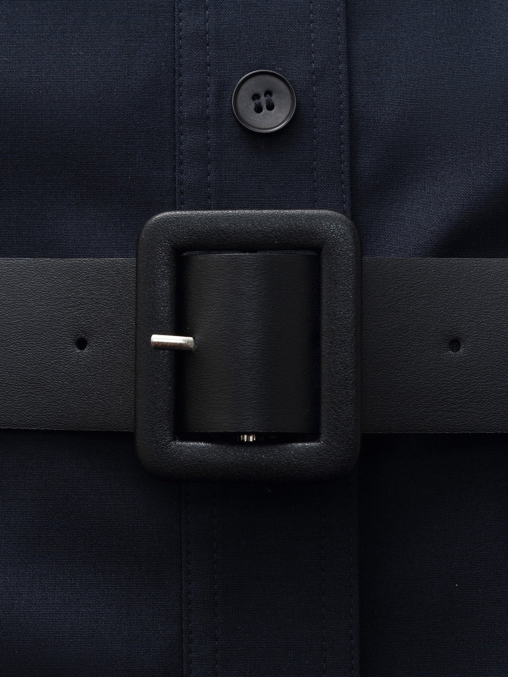 Adjustable Collar Trench Coat