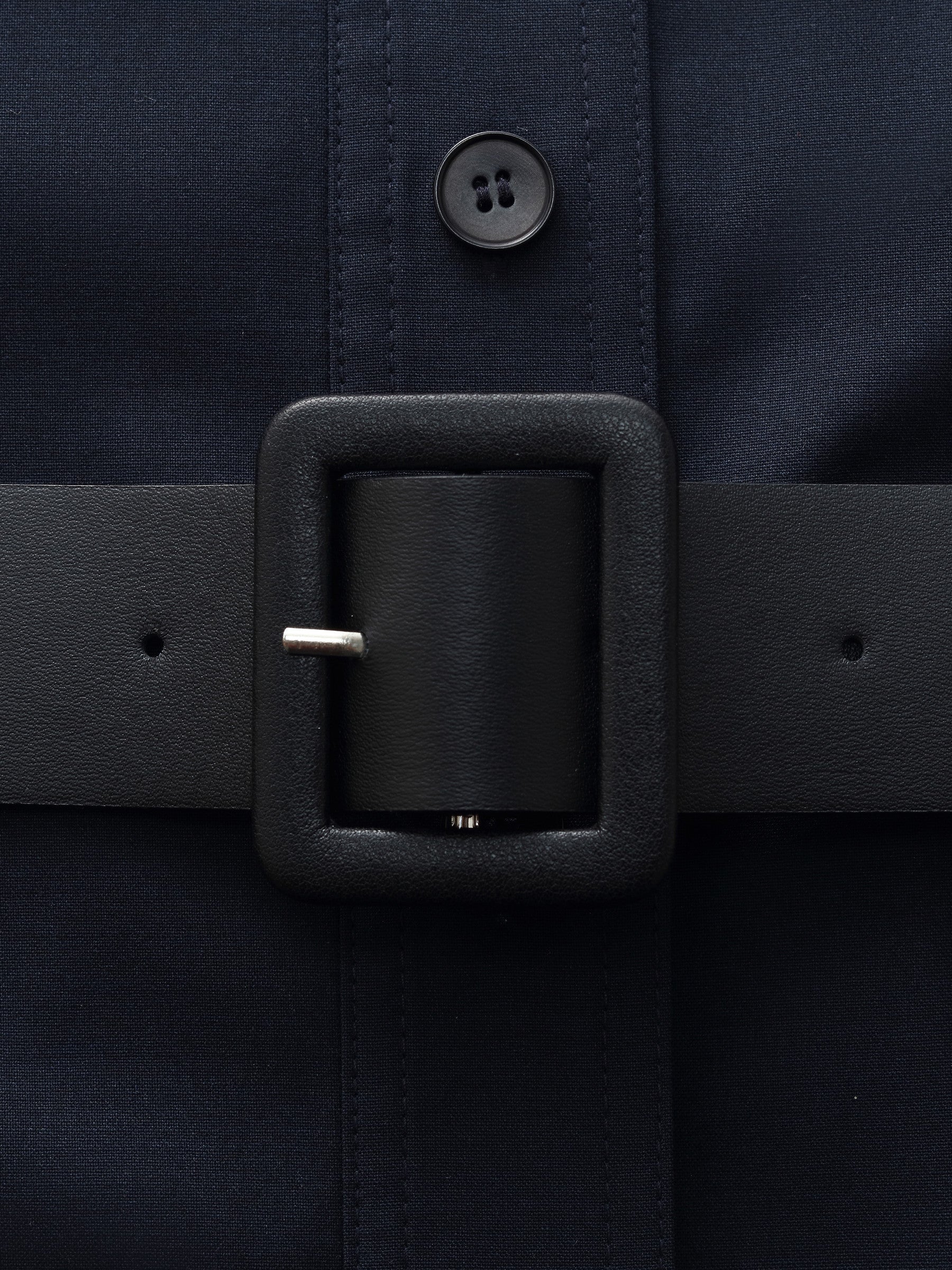 Adjustable Collar Trench Coat