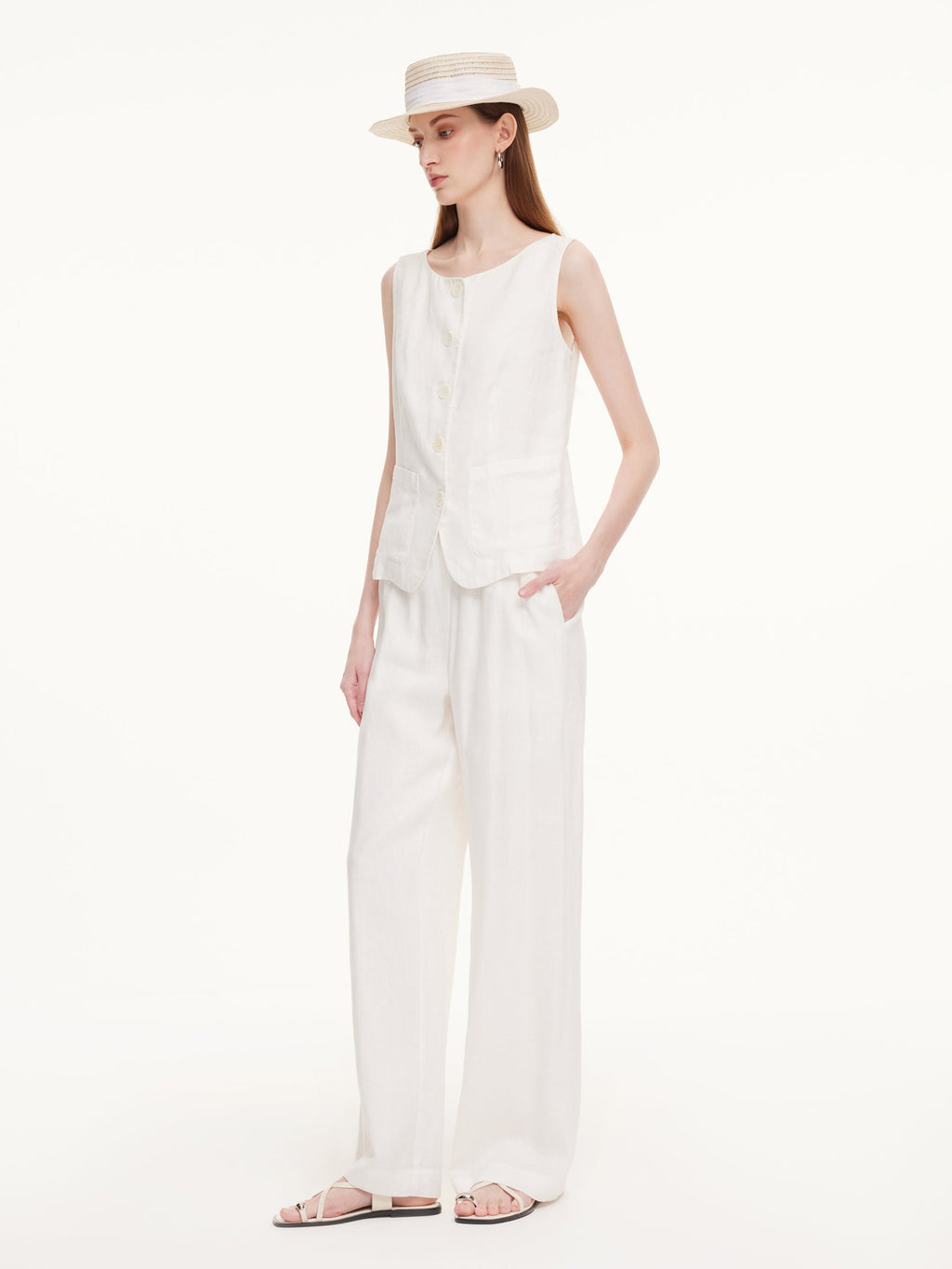 100% Linen Two-Piece Set