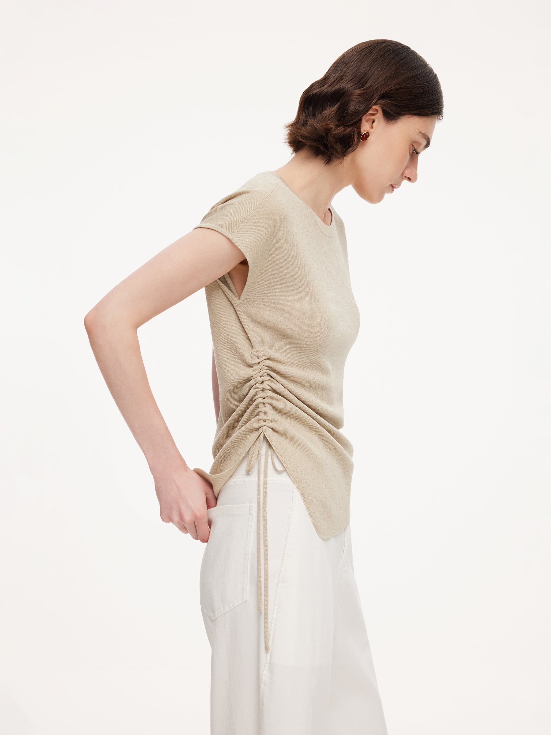 Tencel Blend Side Drawstring