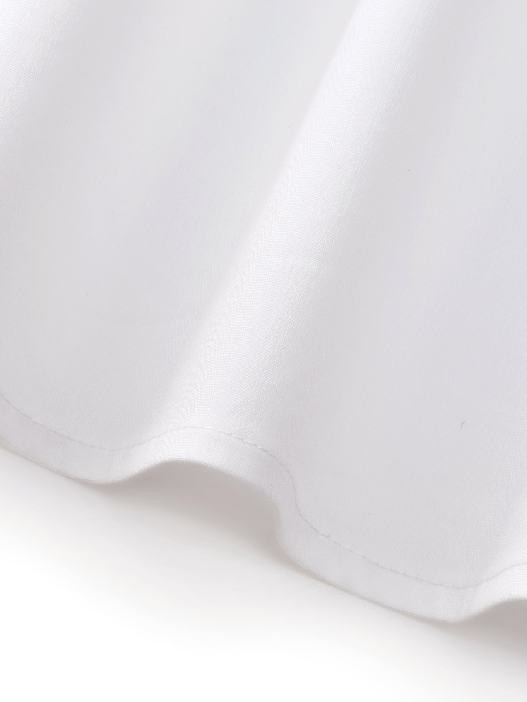 Ruffle Collar Pearl Button Shirt