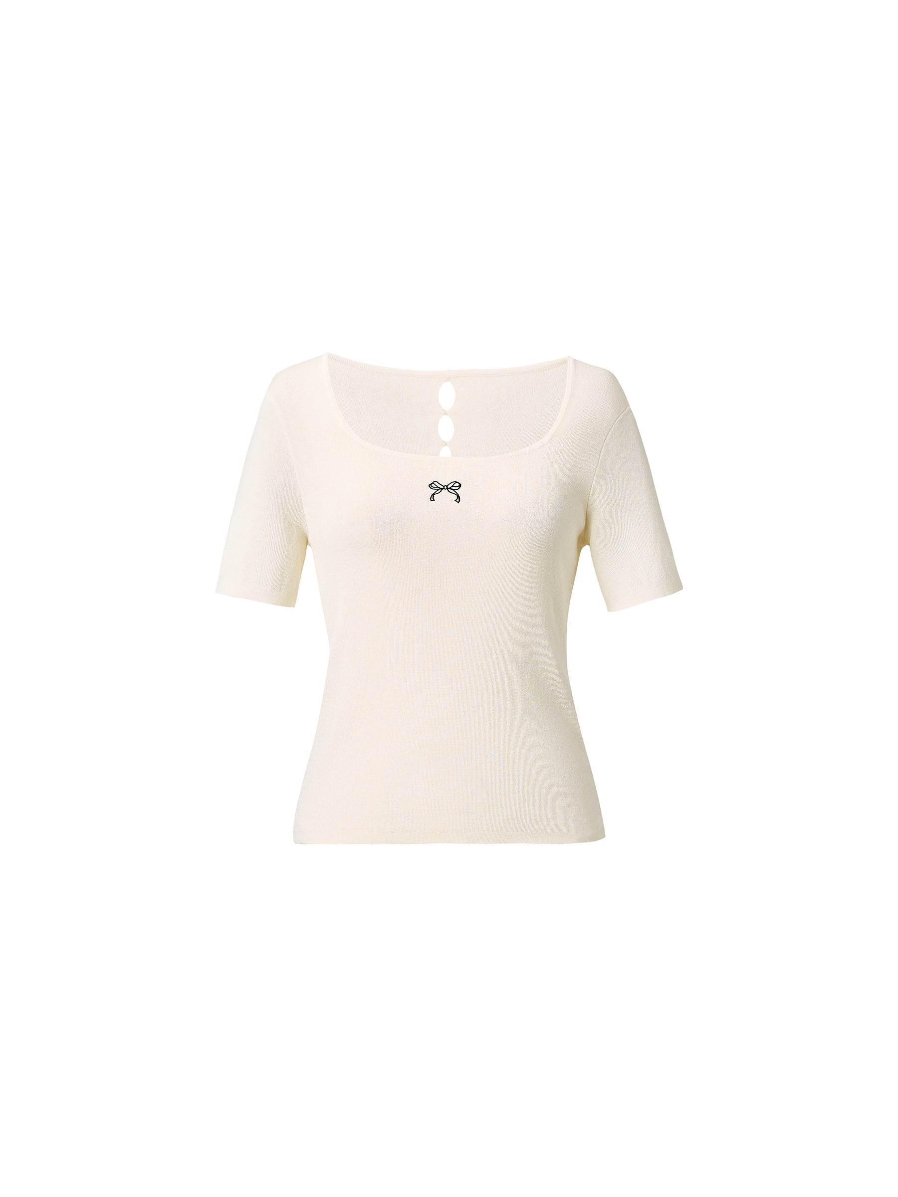 Satin Bow Coquette Knit