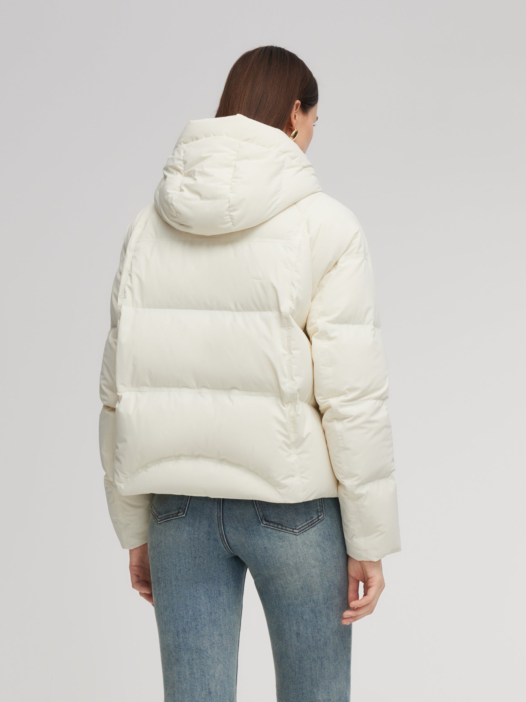 Windproof Hooded Down Jacket
