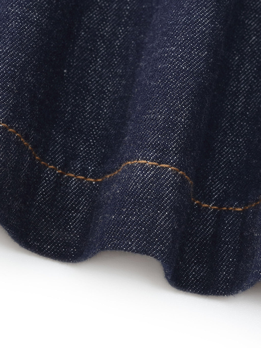 High-Rise Denim Culotte