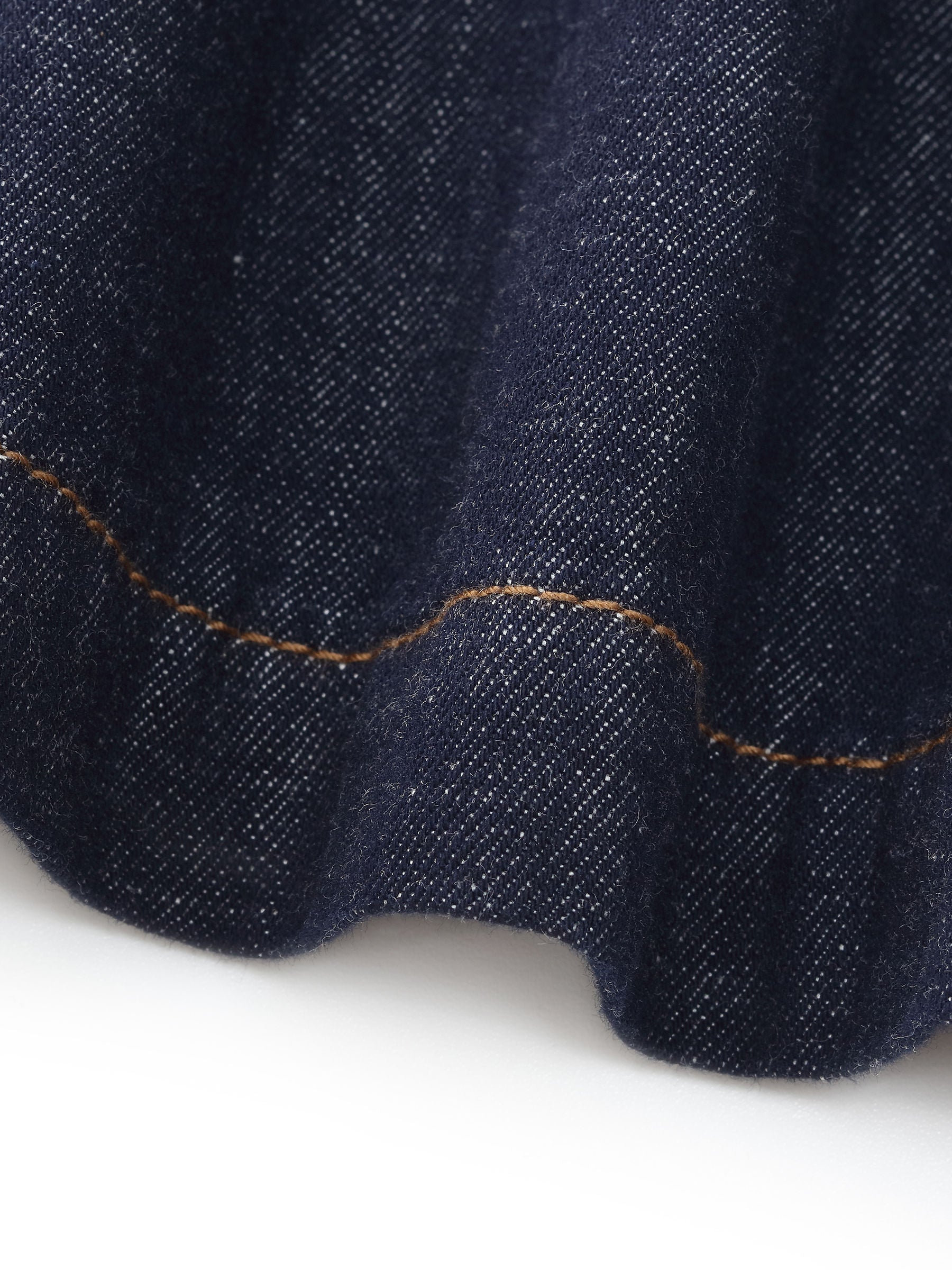 High-Rise Denim Culotte