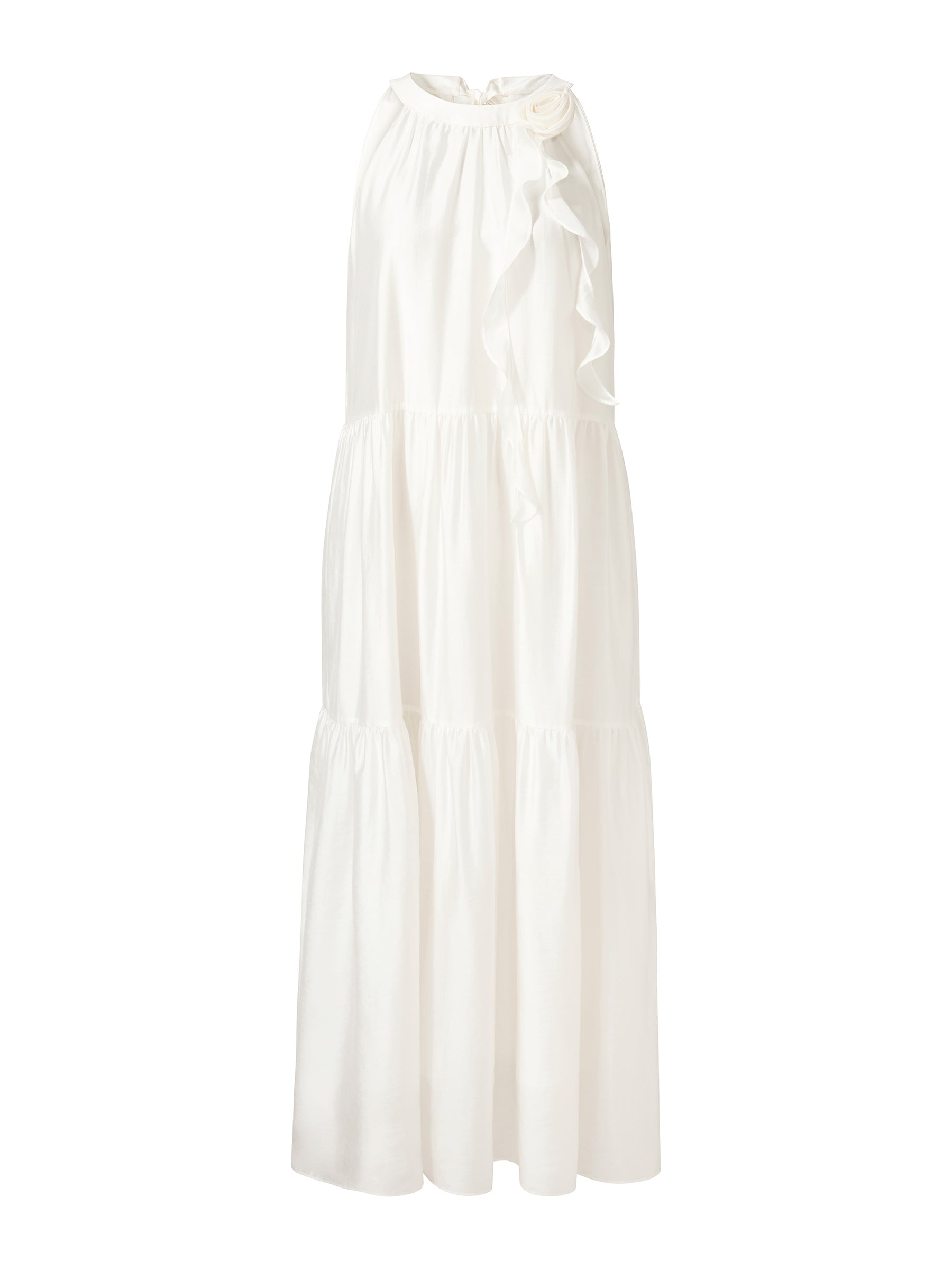 Tencel Halter Romantic Dress
