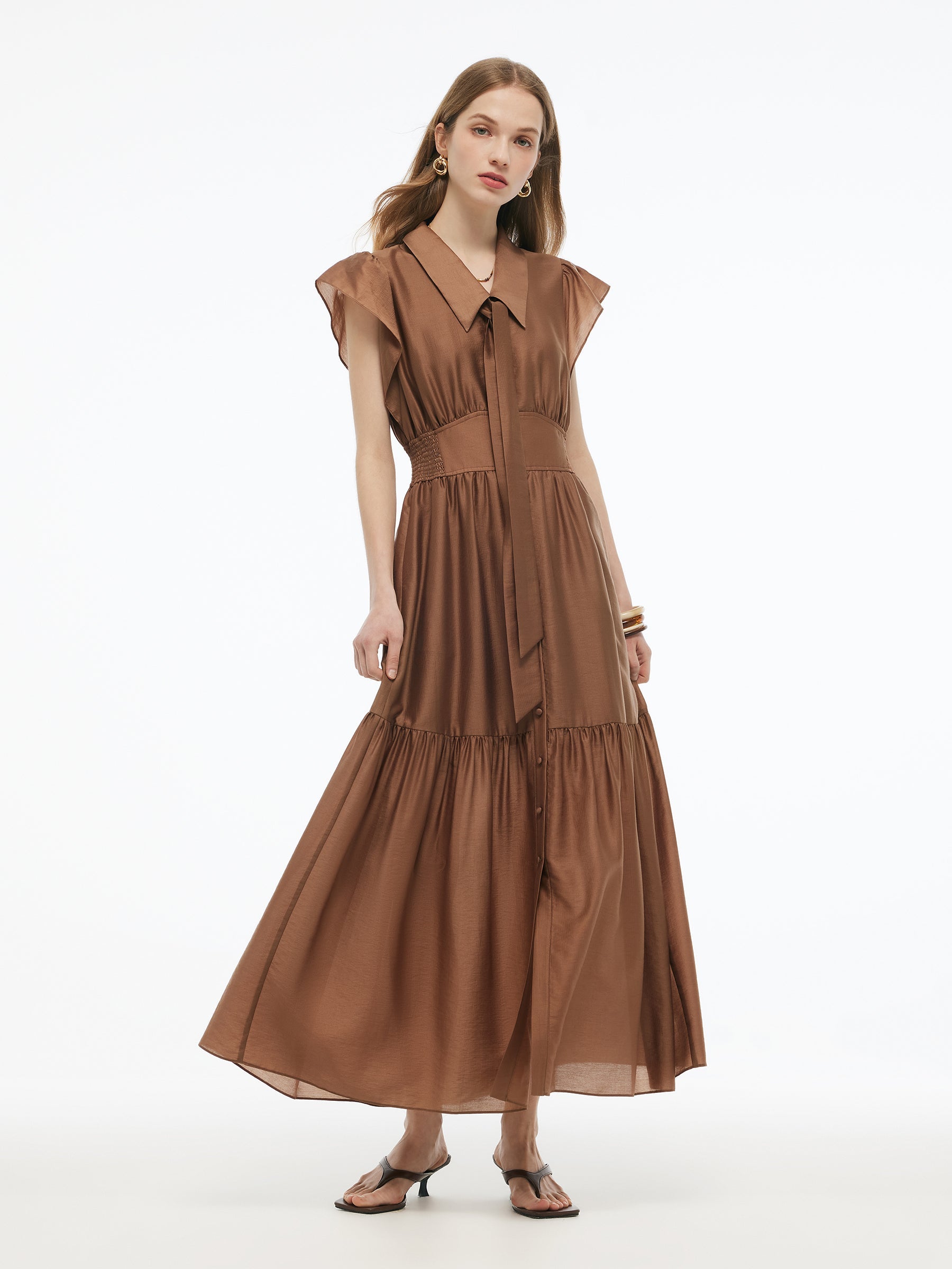 Ruffled Maxi Dress